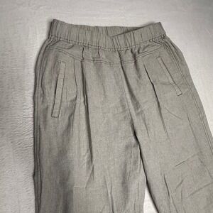 HEI-HEI Anthropologie Beach bound Linen Pants Pull On Cropped Size S